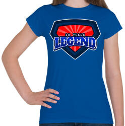 printfashion 30 YEARS LEGEND - Női póló - Királykék (9785364)