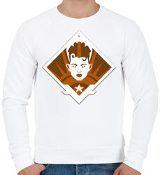 printfashion Apex Legends Bangalore Jelvény (Badge) - Férfi pulóver - Fehér (1307112)