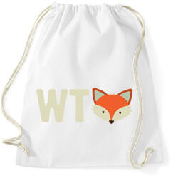 printfashion WHAT THE FOX? - Sportzsák, Tornazsák - Fehér (2946465)