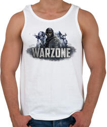 printfashion Warzone - Férfi atléta - Fehér (2595341)