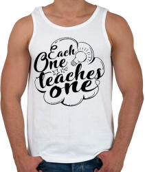 printfashion Each one. . - Férfi atléta - Fehér (2233075)