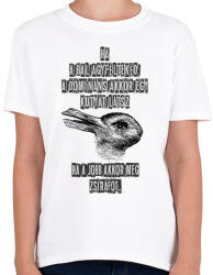 printfashion agyfélteke probléma kutya ws zsiráf - Gyerek póló - Fehér (11552472)