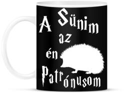 printfashion A Sünim az én Patrónusom - Bögre - Fekete (16500987)