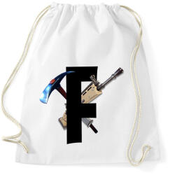 printfashion fortnite - Sportzsák, Tornazsák - Fehér (1219214)