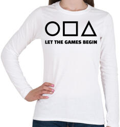 printfashion SQUID GAME 4 - Női hosszú ujjú póló - Fehér (11441446)
