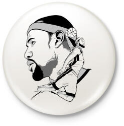 printfashion Lebron James - Kitűző, hűtőmágnes - Fehér (3264417)