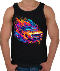 printfashion Autó - Férfi atléta - Fekete (15349155)