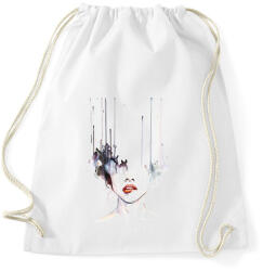 printfashion Painted Girl - Sportzsák, Tornazsák - Fehér (1254360)