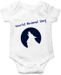 printfashion world animal day - Baba Body - Fehér (1331735)