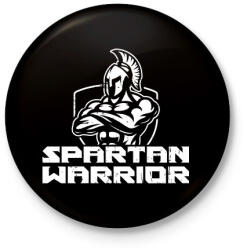 printfashion Spartan harcos - Kitűző, hűtőmágnes - Fekete (3096151)