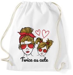 printfashion Anyja lánya - Sportzsák, Tornazsák - Fehér (11711305)