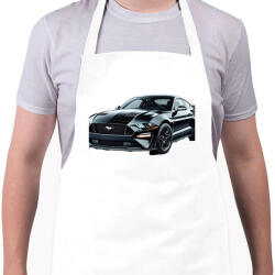 printfashion Mustang - Kötény - Fehér (15210821)