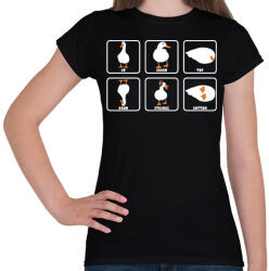 printfashion Liba nézőpontokból - Női póló - Fekete (12475276)