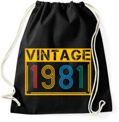 printfashion 1981 - Sportzsák, Tornazsák - Fekete (13129737)