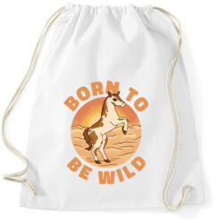 printfashion Vad ló - Sportzsák, Tornazsák - Fehér (11658098)