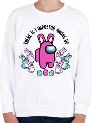 printfashion Húsvéti Among Us - Gyerek pulóver - Fehér (6785175)