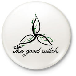 printfashion the good witch - Kitűző, hűtőmágnes - Fehér (3079070)