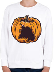 printfashion Faragott tök - Gyerek pulóver - Fehér (4168175)