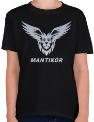 printfashion Mantikór | Boys - Gyerek póló - Fekete (6092883)