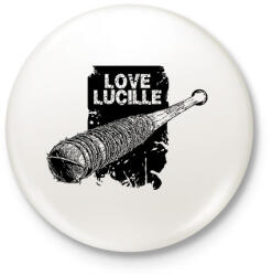 printfashion Love Lucille - Kitűző, hűtőmágnes - Fehér (3075602)