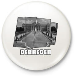 printfashion Debreceni egyetem (GTA stílus) - Kitűző, hűtőmágnes - Fehér (3080660)