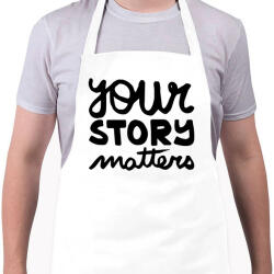 printfashion UR story matters - Kötény - Fehér (4910270)