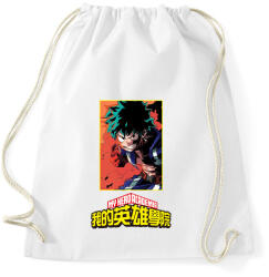 printfashion My Hero Academia - Sportzsák, Tornazsák - Fehér (5409004)