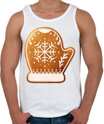 printfashion Mézeskalács kesztyű - Férfi atléta - Fehér (11223368)