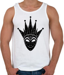 printfashion Boris Brejcha - Jelly Mask - Férfi atléta - Fehér (4589802)