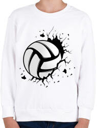 printfashion Kézilabda - Gyerek pulóver - Fehér (15832741)