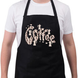 printfashion kávéé - Kötény - Fekete (5728231)