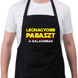 printfashion LEGNAGYOBB PARASZT A GALAXISBAN - Kötény - Fekete (11578062)