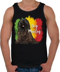 printfashion Dog Marley - Férfi atléta - Fekete (14522387)