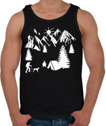 printfashion túrázás - Férfi atléta - Fekete (4619334)