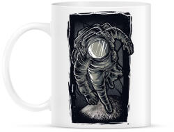 printfashion Asztronauta grafika - Bögre - Fehér (4960386)