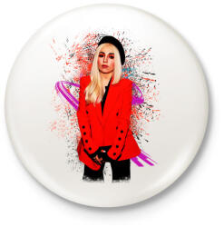 printfashion ava max 3 - Kitűző, hűtőmágnes - Fehér (3088571)