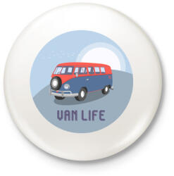 printfashion Van life 5 - Kitűző, hűtőmágnes - Fehér (5251974)