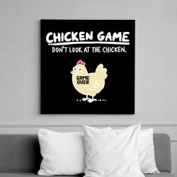printfashion CHICKEN GAME - Vászonkép - Fekete (16655435)