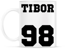 printfashion Neves póló - Egyedi névvel és számmal - Bögre - Fehér (16796825)