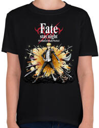 printfashion Fate stay night character - Gyerek póló - Fekete (2861547)