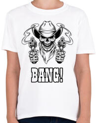printfashion Bang! - Gyerek póló - Fehér (15686599)