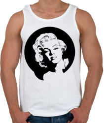 printfashion marilyn monroe - Férfi atléta - Fehér (4621989)