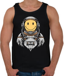 printfashion Boldog asztronauta - Férfi atléta - Fekete (5341104)