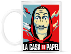 printfashion La Casa de papel - színes - Bögre - Fehér (4680715)