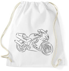 printfashion honda vfr - Sportzsák, Tornazsák - Fehér (2907658)