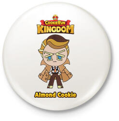 printfashion Cookie Run Kingdom - Almond Cookie - Kitűző, hűtőmágnes - Fehér (5697413)