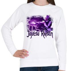 printfashion Jujutsu Kaisen Gojo Satoru - Női pulóver - Fehér (16302114)