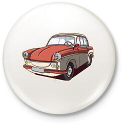 printfashion Trabant - Kitűző, hűtőmágnes - Fehér (13236167)