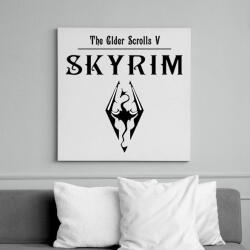 printfashion SKYRIM - Vászonkép - Fehér (6632168)