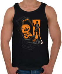 printfashion Félsz a fogorvostól? - Férfi atléta - Fekete (407464)